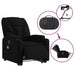 Electric Stand Up Massage Recliner Chair Black Fabric