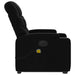 Electric Stand Up Massage Recliner Chair Black Fabric