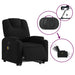 Electric Stand Up Massage Recliner Chair Black Fabric