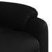 Electric Stand Up Massage Recliner Chair Black Faux Leather