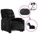 Electric Stand Up Massage Recliner Chair Black Faux Leather