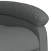 Electric Stand Up Massage Recliner Chair Dark Grey Fabric