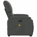 Electric Stand Up Massage Recliner Chair Dark Grey Fabric