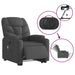 Electric Stand Up Massage Recliner Chair Dark Grey Fabric