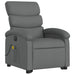 Electric Stand Up Massage Recliner Chair Dark Grey Fabric