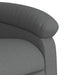 Electric Stand Up Massage Recliner Chair Dark Grey Fabric