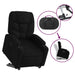 Electric Stand Up Recliner Chair Black Fabric Txbplta