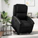 Electric Stand Up Recliner Chair Black Faux Leather Txbpalx