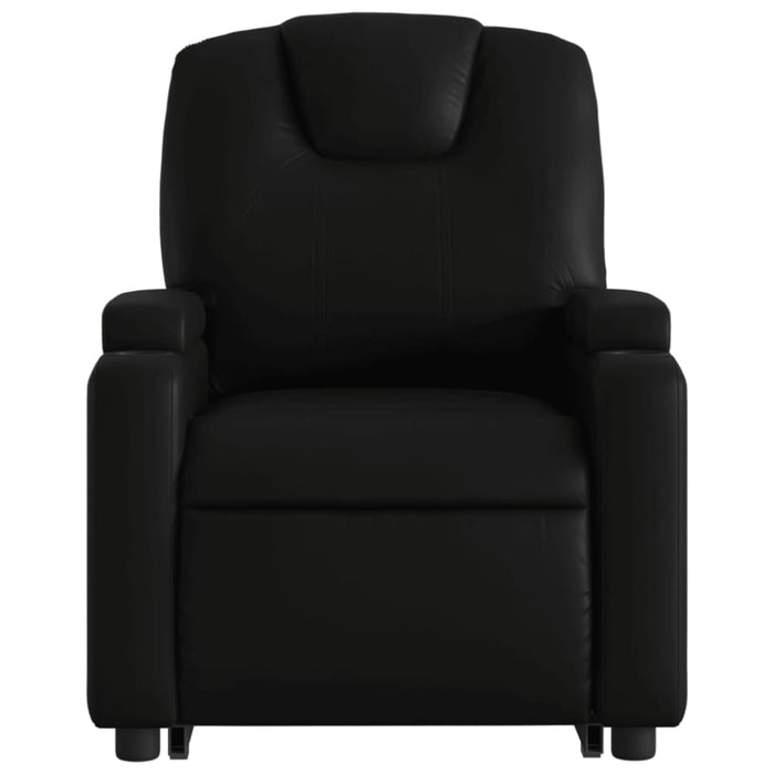 Electric Stand Up Recliner Chair Black Faux Leather Txbpppn