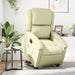 Electric Stand Up Recliner Chair Cream Real Leather Txbpani