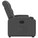 Electric Stand Up Recliner Chair Dark Grey Fabric Txbpltt