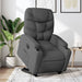 Electric Stand Up Recliner Chair Dark Grey Fabric Txbpltt