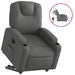 Electric Stand Up Recliner Chair Dark Grey Fabric Txbpptt