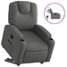 Electric Stand Up Recliner Chair Dark Grey Fabric Txbpptt