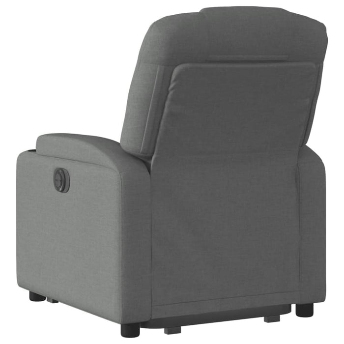 Electric Stand Up Recliner Chair Dark Grey Fabric Txbpptt