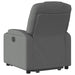 Electric Stand Up Recliner Chair Dark Grey Fabric Txbpptt