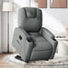 Electric Stand Up Recliner Chair Dark Grey Fabric Txbpptt