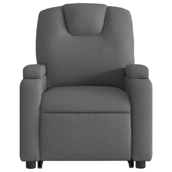 Electric Stand Up Recliner Chair Dark Grey Fabric Txbpptt