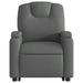 Electric Stand Up Recliner Chair Dark Grey Fabric Txbpptt