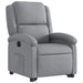 Electric Stand Up Recliner Chair Light Grey Fabric Txbpatl