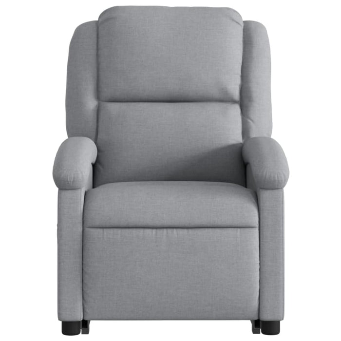 Electric Stand Up Recliner Chair Light Grey Fabric Txbpatl