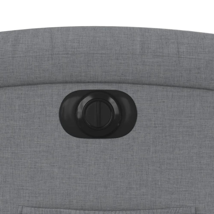 Electric Stand Up Recliner Chair Light Grey Fabric Txbpatl