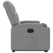 Electric Stand Up Recliner Chair Light Grey Fabric Txbpltx