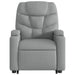 Electric Stand Up Recliner Chair Light Grey Fabric Txbpltx