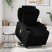 Electric Stand Up Massage Recliner Chair Black Faux Leather