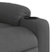 Electric Stand Up Massage Recliner Chair Dark Grey Fabric