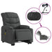 Electric Stand Up Massage Recliner Chair Dark Grey Fabric