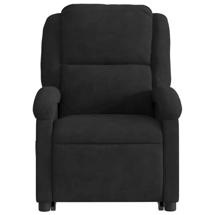 Electric Stand Up Recliner Chair Black Velvet Txbppbp