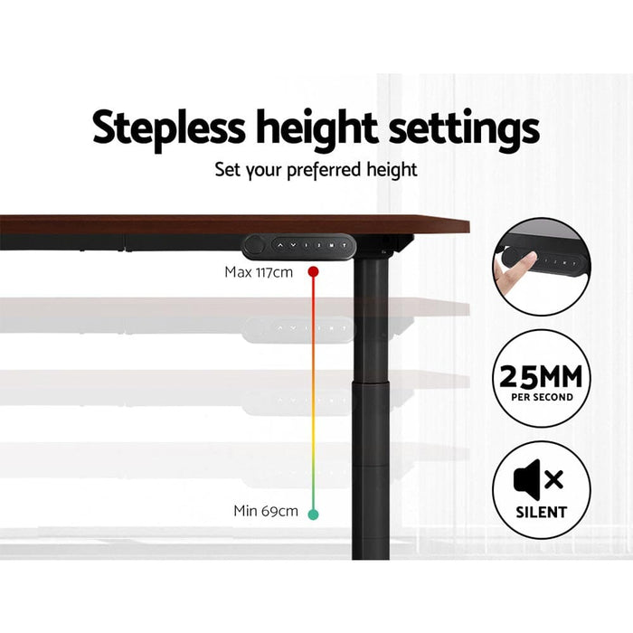 Electric Standing Desk Motorised Adjustable Sit Stand Desks