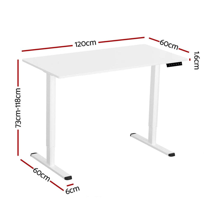 Electric Standing Desk Sit Stand Desks 120cm