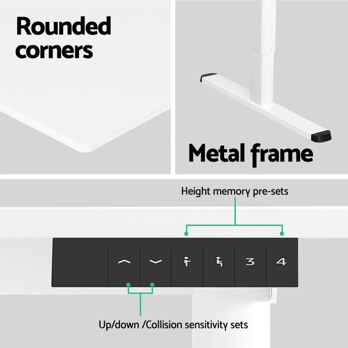 Electric Standing Desk Sit Stand Desks 120cm