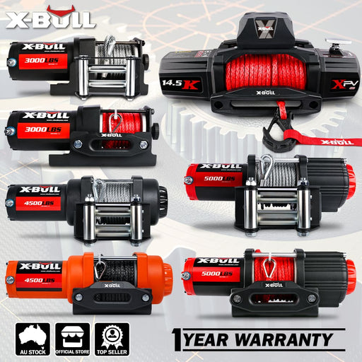 Electric Winch 12v 4500lbs Steel Cable Wireless Remote Atv