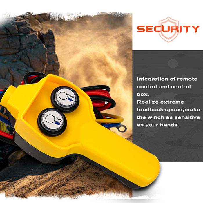 Electric Winch 2500lbs/1134kg 12v 15.2m Steel Cable Atv Utv