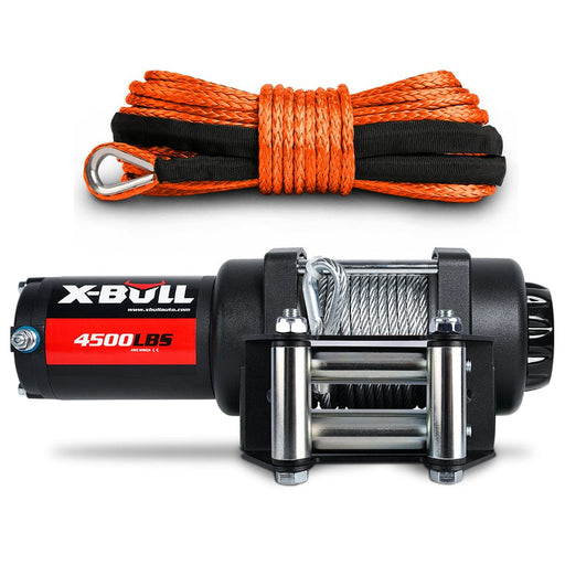 12v Electric Winch 4500lb Boat Trailer Steel Cable