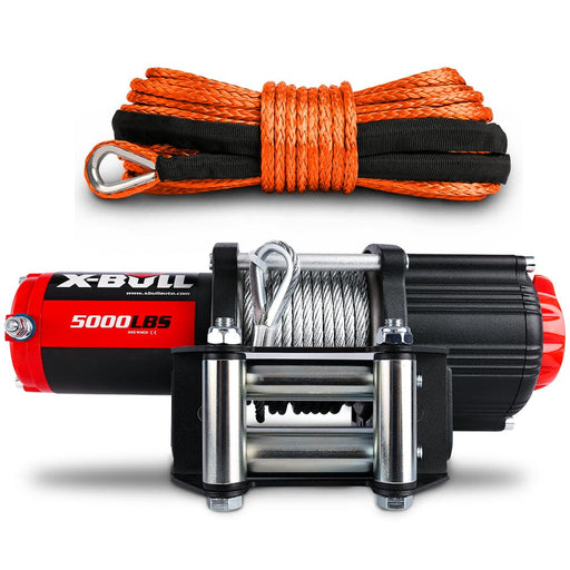 12v Electric Winch 5000lbs Wireless Steel Cable Atv Boat
