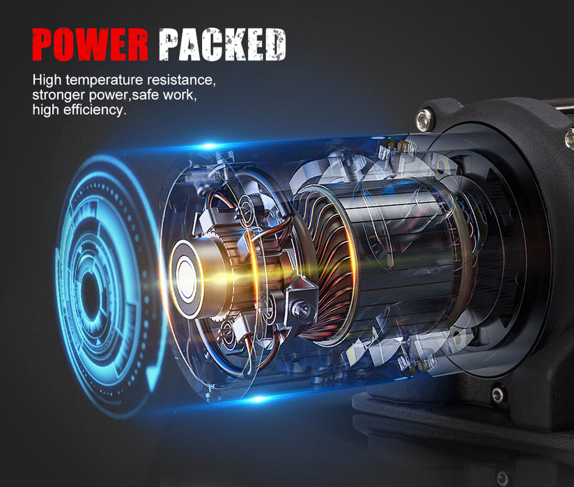 12V 13000Lbs Wireless Electric Winch Synthetic Rope