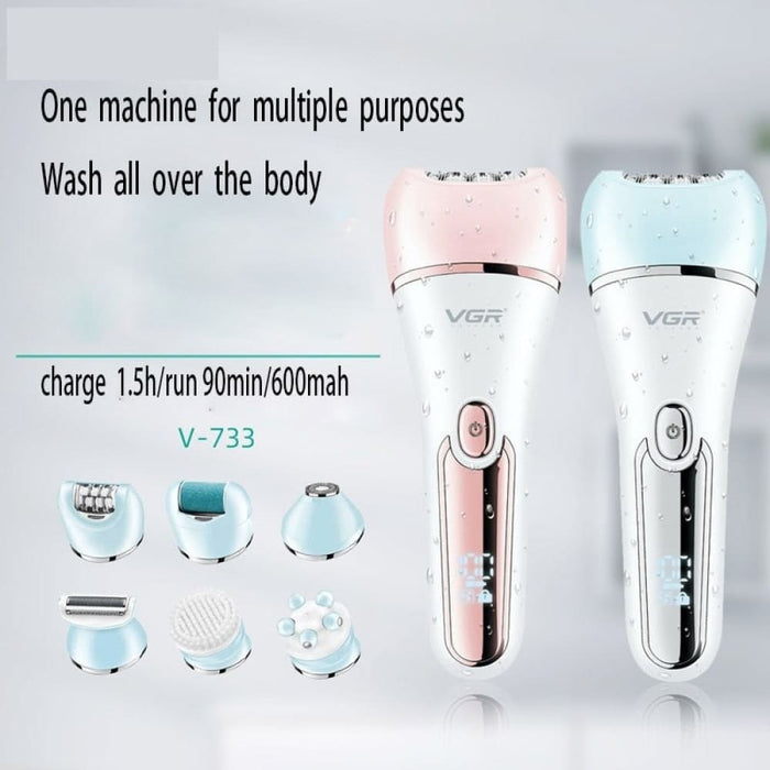 Electric Women Epilator Leg Body Facial Hair Removal Trimmer