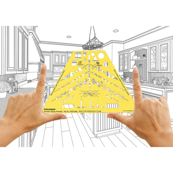 Electrical Drafting Isometric Piping Template Drawing