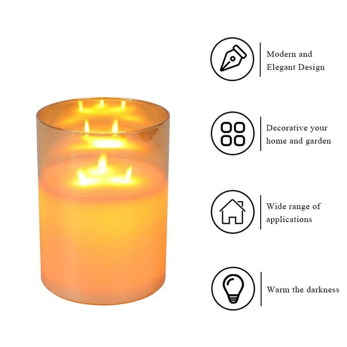 Electronic Battery Powered Flameless Flickering Led Candles