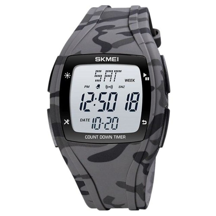 Electronic Led Display Sports Countdown Waterproof Watches