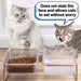 Elevated Double Pet Bowls Anti Skid Cat Feeder With 15