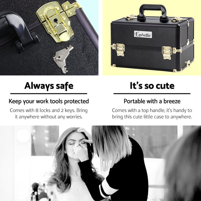 Embellir 7 in 1 Portable Cosmetic Beauty Makeup Trolley