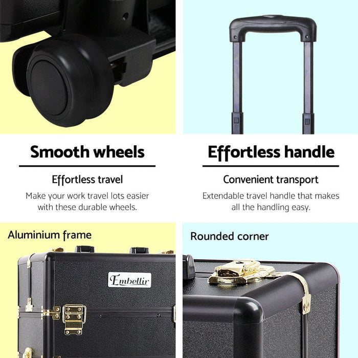 Embellir 7 in 1 Portable Cosmetic Beauty Makeup Trolley