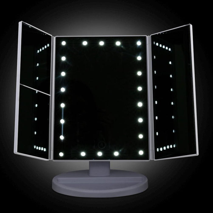 Goslash Picks Embellir Led Tri-fold Make Up Mirror