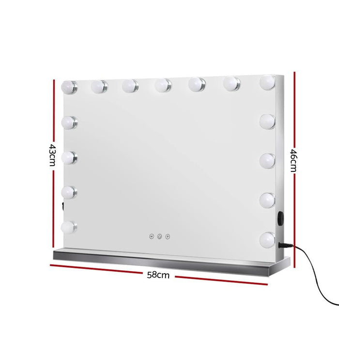 Embellir Hollywood Frameless Makeup Mirror with 15 Led