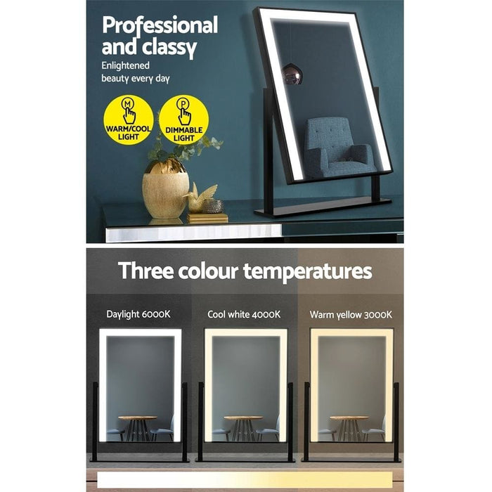 Goslash Picks Embellir Led Makeup Mirror Hollywood Standing